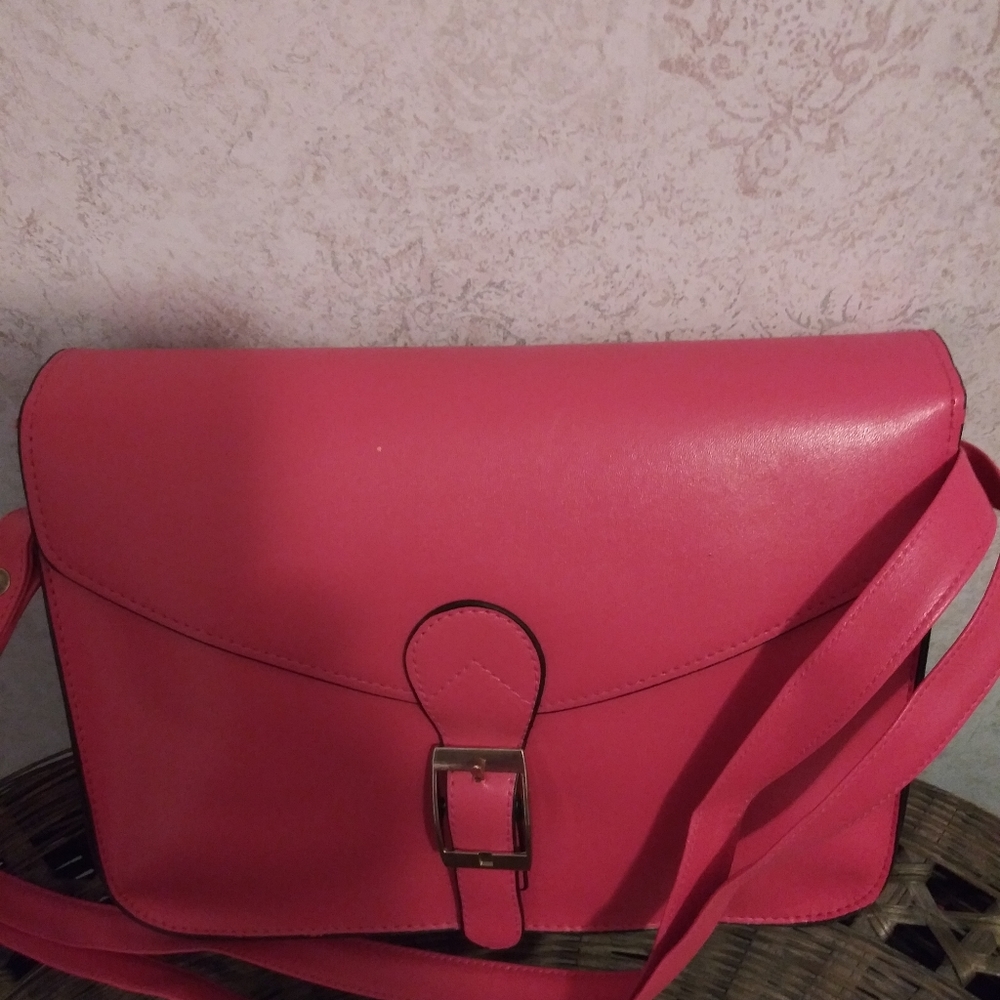 Pink crossbody bag